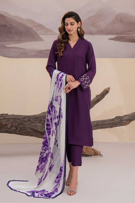 NATASHA KAMAL- 3PC LAWN SHIRT WITH SOFT SILK PRINTED DUPATTA AND TROUSER-NATASHA KAMAL-N.K-1227