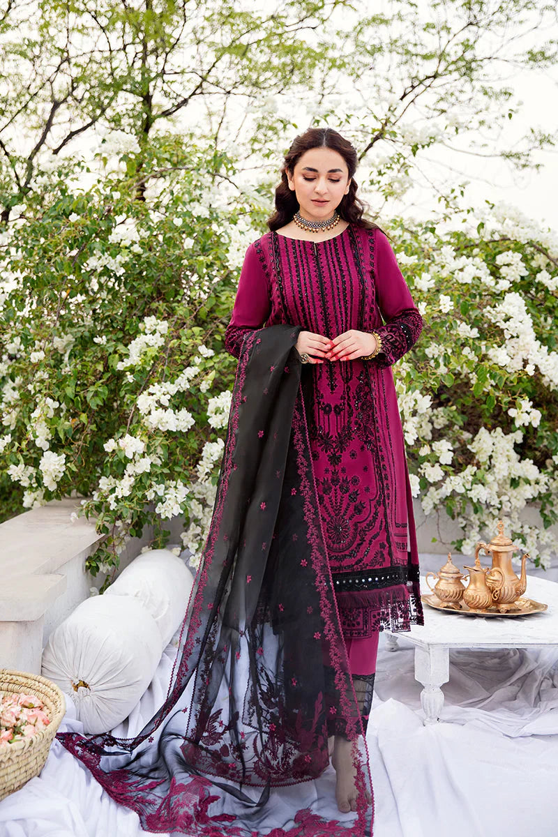 RANG RASIYA-3PC LAWN EMBROIDERED WITH ORGANZA EMBROIDERED DUPATTA-RANG RASIYA-1310